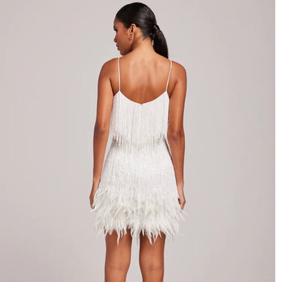 Nadine Merabie Lottie White Dress - Picture 1 of 7